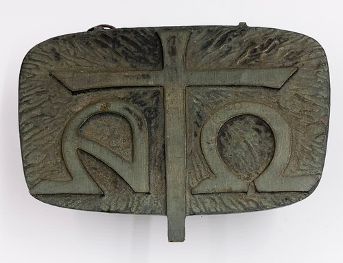 Weihwasserschale bronze relief - weihwasserschale,
