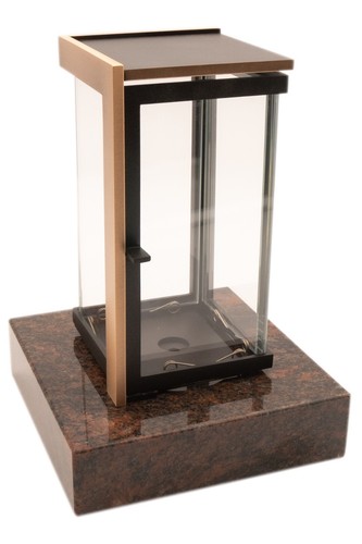 Grablaterne grablampe bronze - grablaterne,