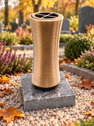 Blumenvase grabvase messing - blumenvase,