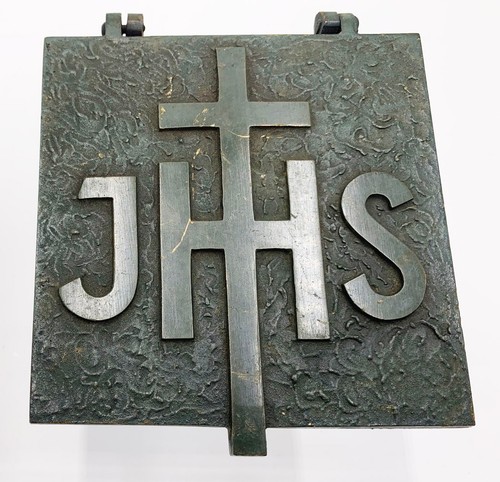 Weihwasserschale jhs kreuz - weihwasserschale,