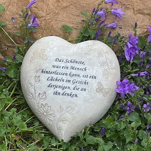 Grabschmuck herz mit - herz, –