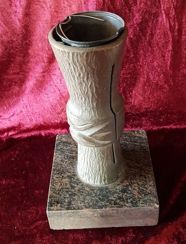 Grabvase bronze messing - grabvase,