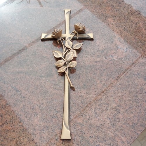 Grabschmuck kreuz mit rosen - kreuz,