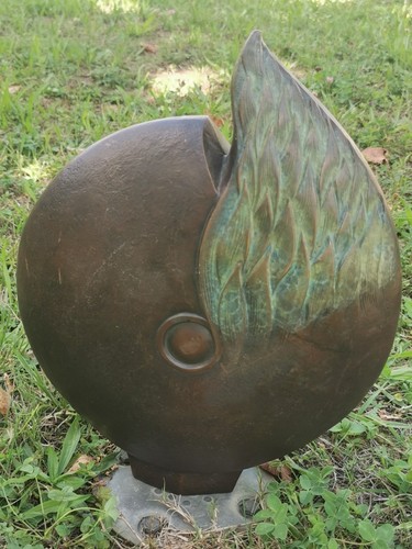 Bronze sicht urne koloriert - urne,,