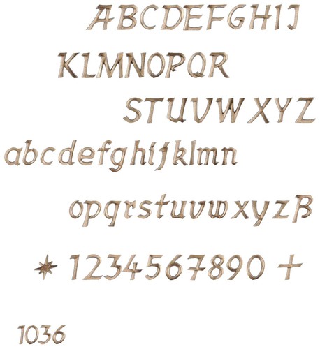 Grabschrift bronze wetterfest - bronze,