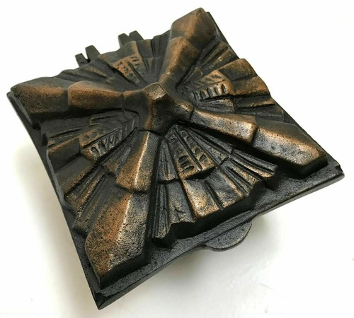 Weihwasserschale bronze kreuz - bronze,