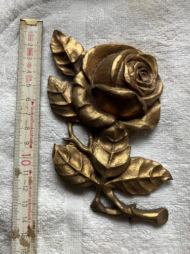 Alte bronze grabschmuck rose - alte,