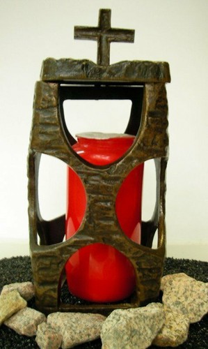 Grablampe bronze grablicht - grablampe,